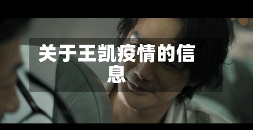 关于王凯疫情的信息-第2张图片
