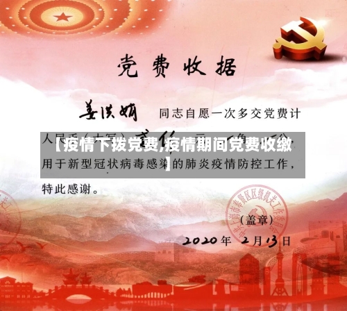 【疫情下拨党费,疫情期间党费收缴】
