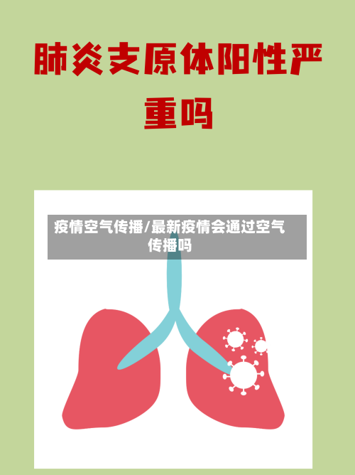 疫情空气传播/最新疫情会通过空气传播吗