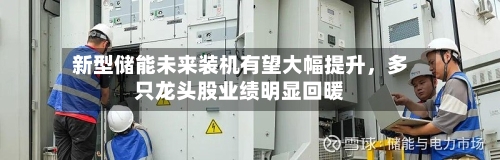新型储能未来装机有望大幅提升,多只龙头股业绩明显回暖
