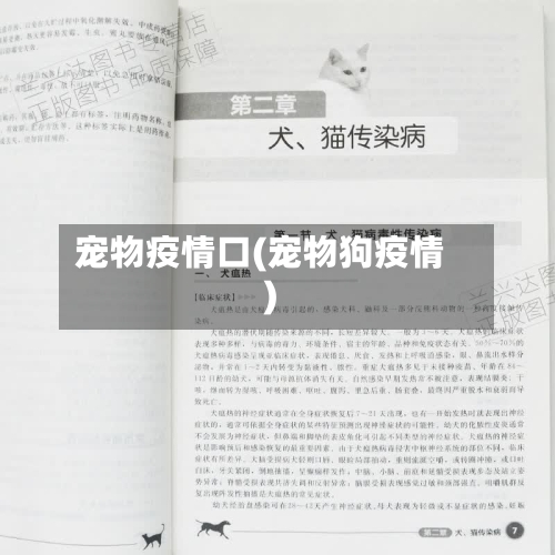 宠物疫情口(宠物狗疫情)-第2张图片