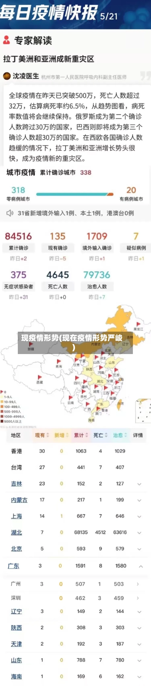 现疫情形势(现在疫情形势严峻)