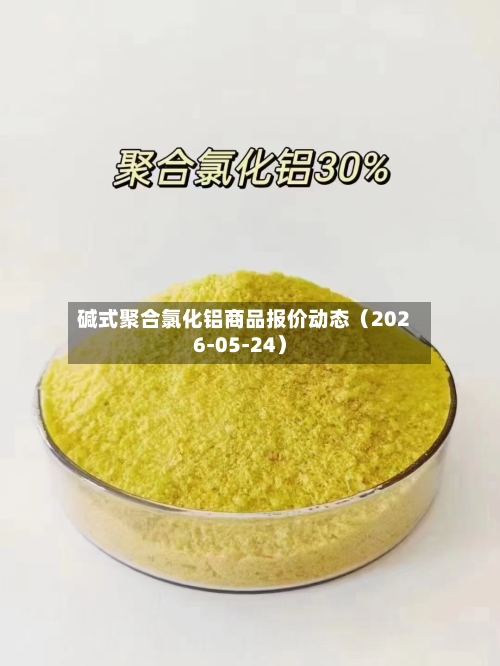 碱式聚合氯化铝商品报价动态（2026-05-24）